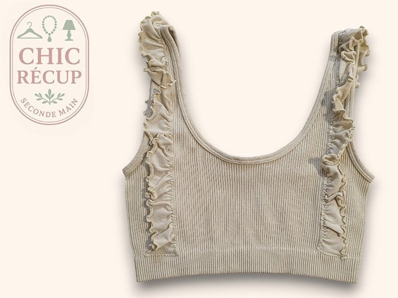 Haut Court Zara - S - Crème - Amfat-21