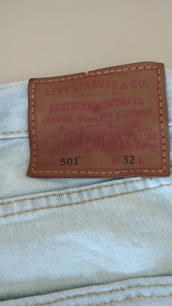 Short en jean Levi's - 32 - Bleu clair - 501 Premium