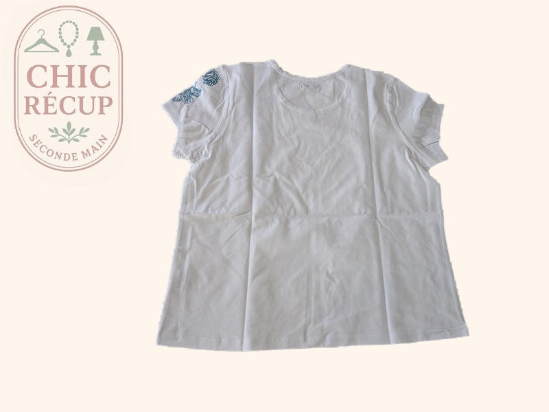 T-shirt Damart - Xl - Blanc - Labag-357