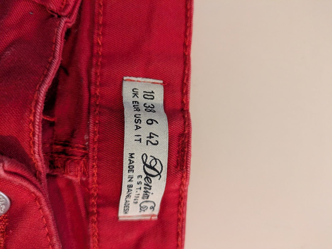 Jeans Skinny Denim Co - 38 - Rouge - Audeb-95