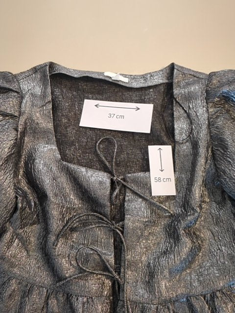 Blouses ¾ - H&m - M - Gris - Chiou-03