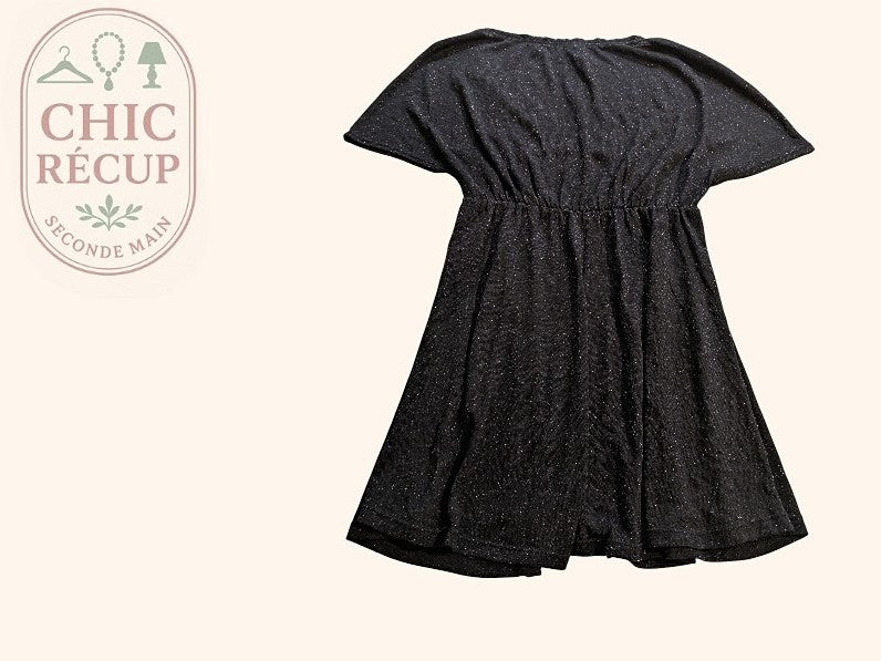 Petite Robe Noire Berschka - M - Noir - Anbou-37
