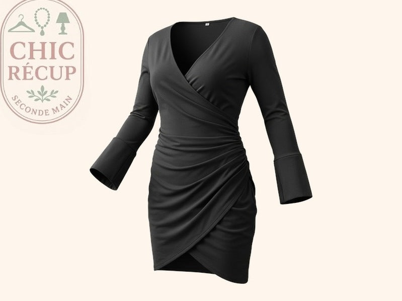 Robe Midi Made In Italy - Xxl - Noir - Myfed-08