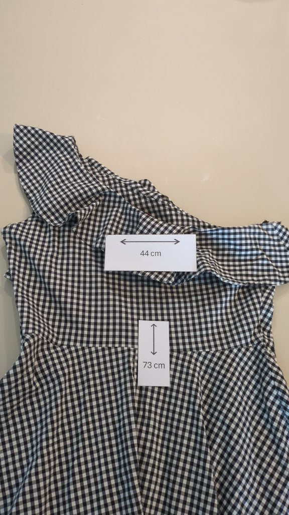 Robe d'été Morgan - 40 - Noir - Vichy asymétrique