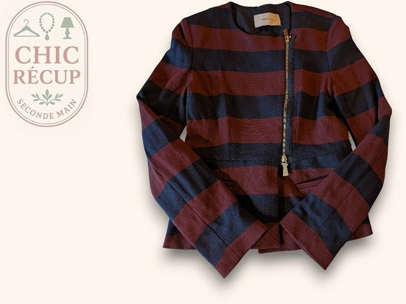 Blazer Marella - M - Bordeaux/marine - Sifag-17