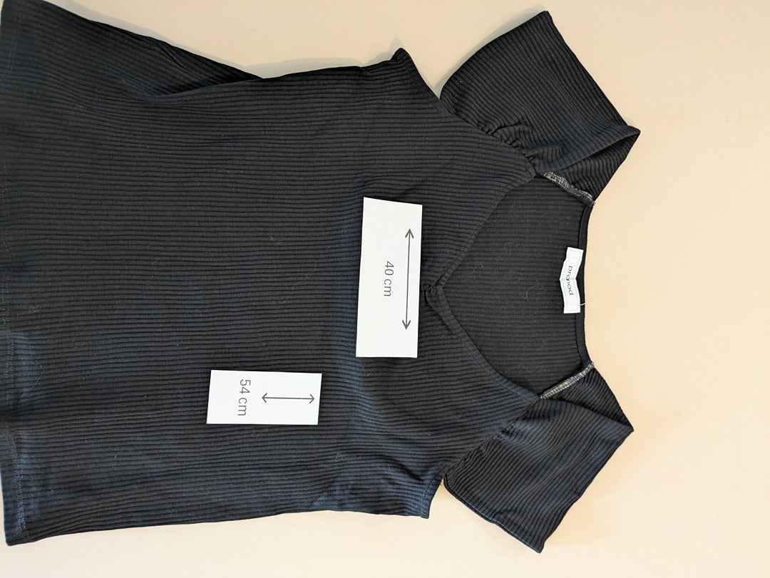 Top Promod - L - Noir - Côtelé