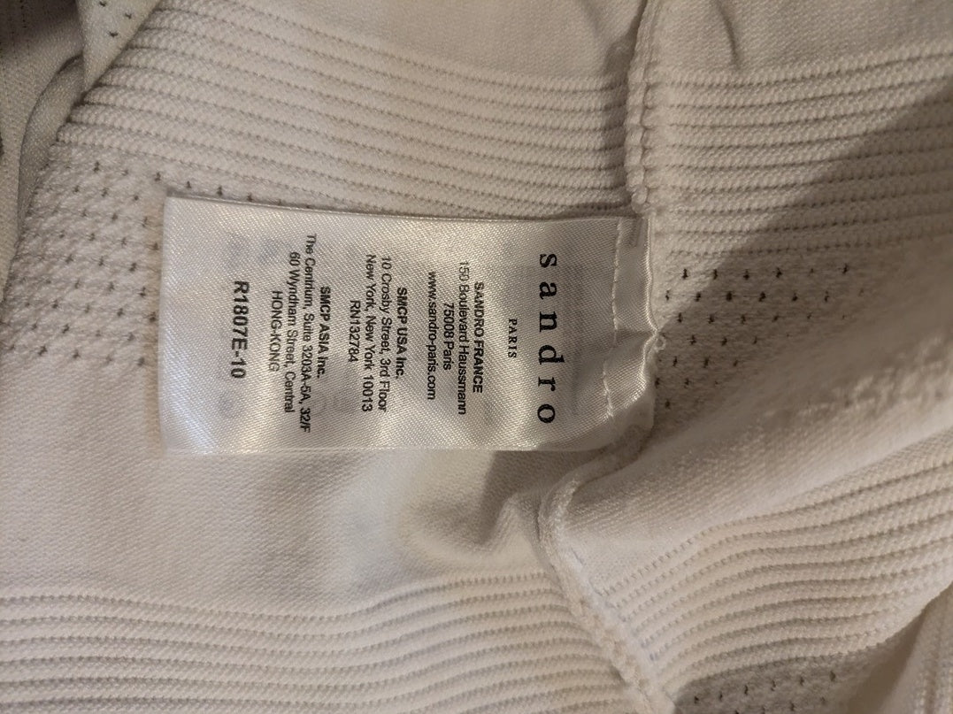 Robe Midi Sandro - S - Blanc - Joghi-13