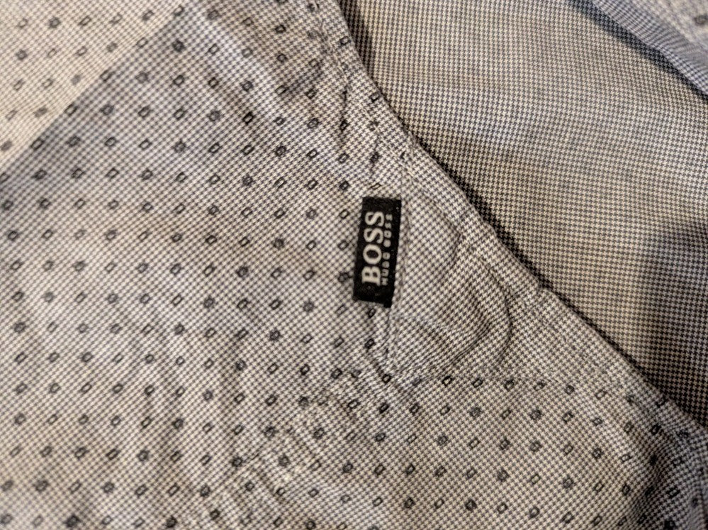 Chemise Unies Hugo Boss - M - Gris - Malab-14