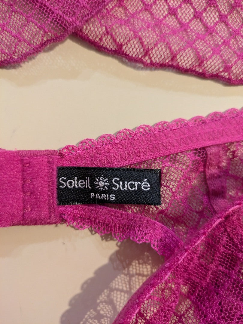 Accessoire De Lingerie Soleil Sucre - M - Fuchsia - Codia-27