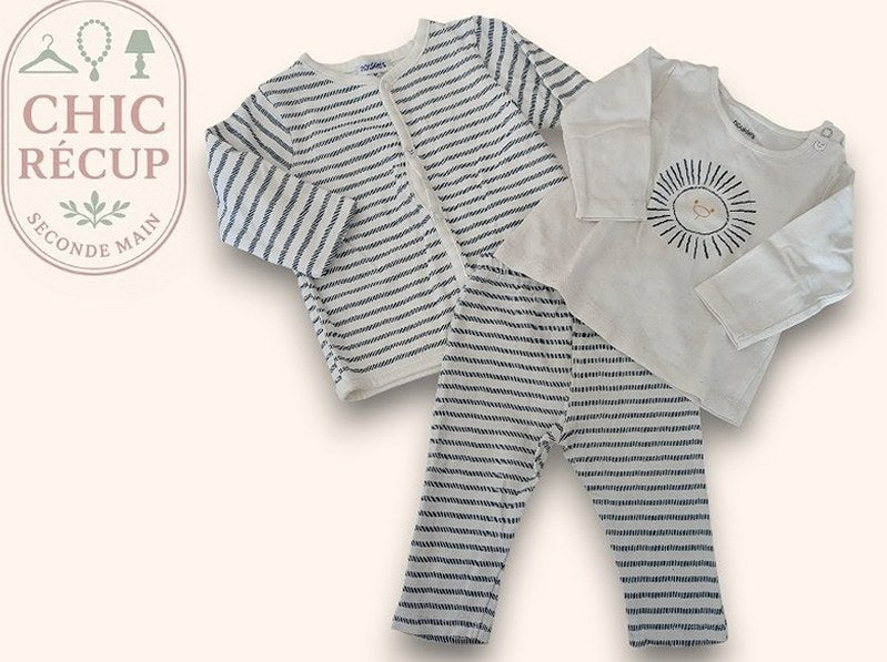 Lot De Vêtements Noukie's - 3-6 Mois - Blanc - Erbul-36