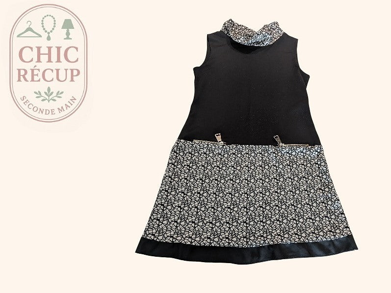 Robe Casual Jus d'orange - Noir - Olhat-56