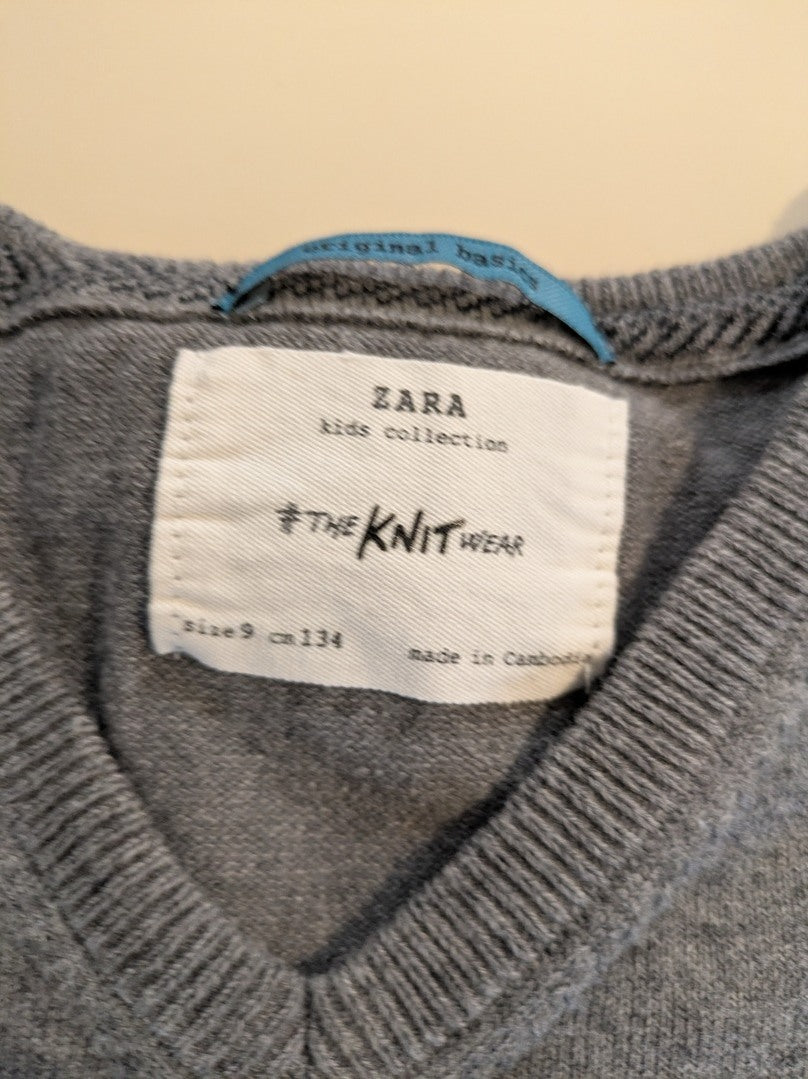 Pull Zara Kids - 9 ans / 134 cm - Gris - Olhat-25