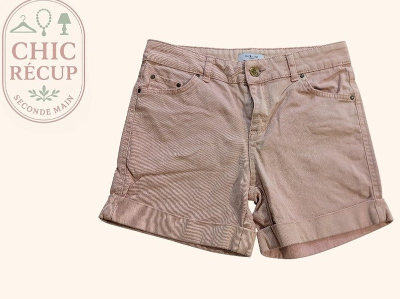 Short Longueur Genou La Redoute - 34 - Rose - Vabar-22