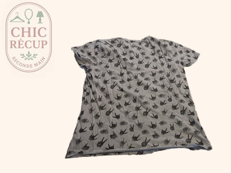 T-shirt Custer - Xl - Blanc - Elrio-03
