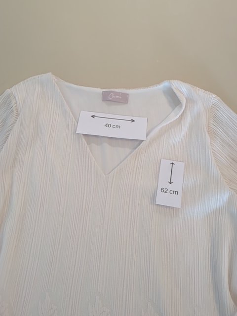 Blouse - Cassis - Xl - Blanc - Sasch-14