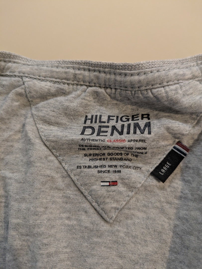 T-shirts À Manches Longues Hilfiger Denim - L - Gris - Elrio-28