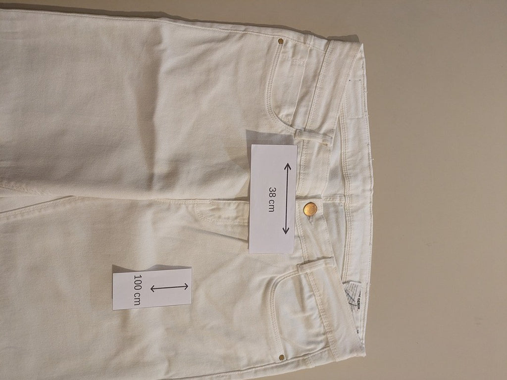 Jeans Skinny Zara - 42 - Blanc - Paval-62