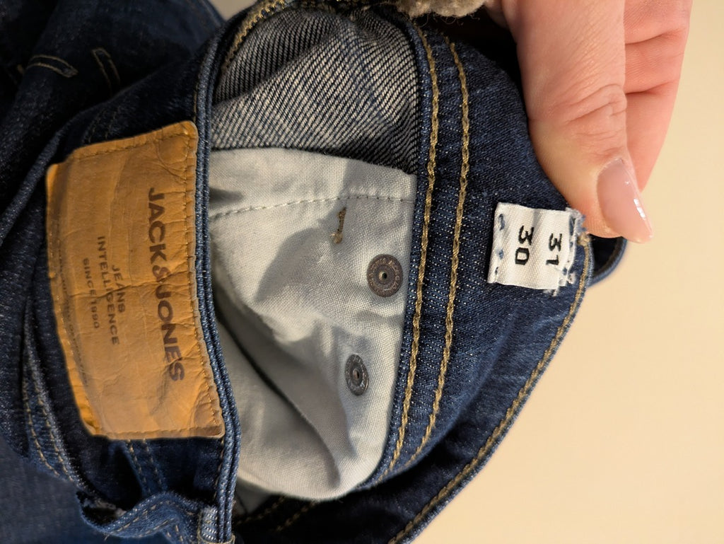 Jeans Coupe Droite Jack & Jones - M - Marine - Audeb-81
