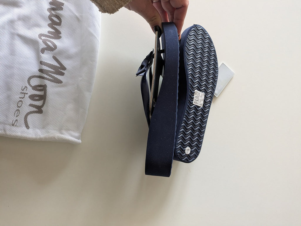 Tongs Banana Moon - 37 - Marine - Platform Noeud