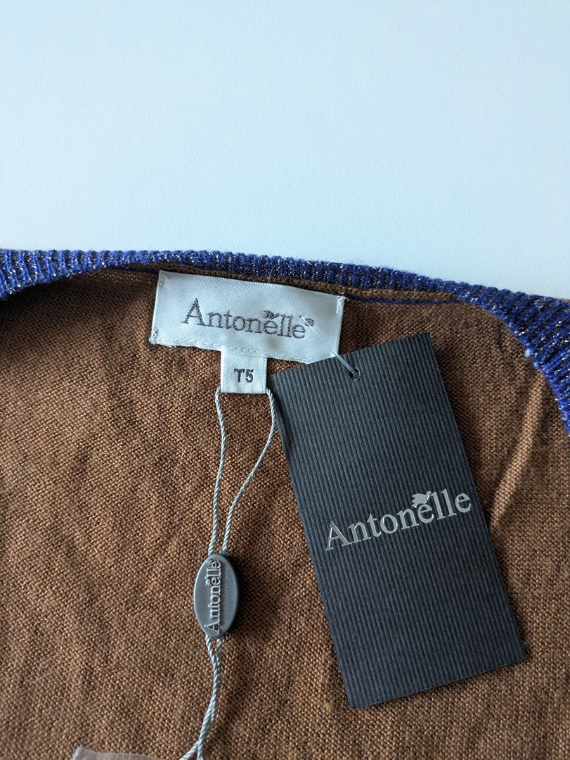 Gilet Antonelle - 50 - Marron et Violet - Flers