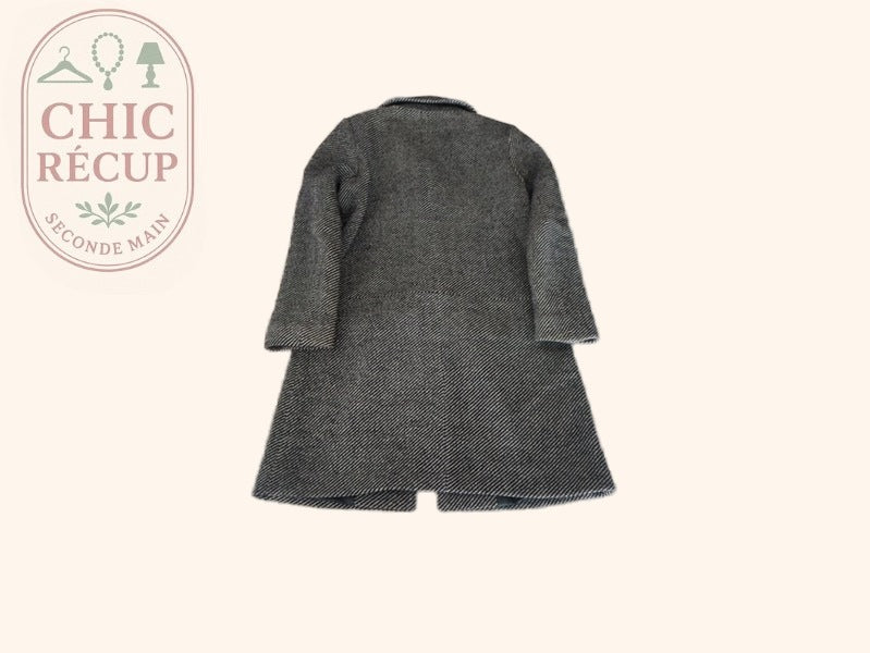 Manteau Long - La Redoute - Fr 38 - Gris - Iscou-05