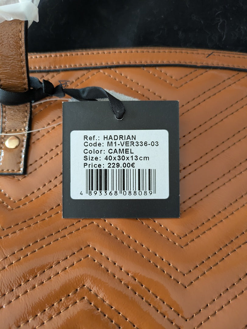 Sac à main Unanyme Georges Rech - 40x30x13 - Camel - Hadrian