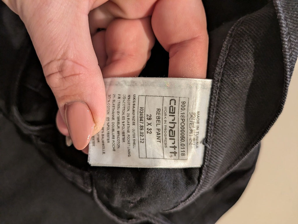 Jeans Slim Carhartt Wip - S - Noir - Chtri-13