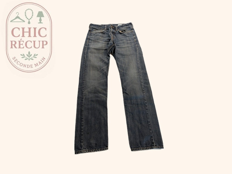 Jeans droit H&m - 30 - Bleu - Conscious & Denim
