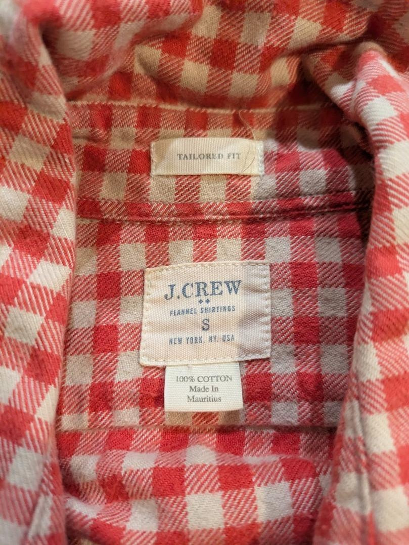 Chemise À Carreaux J.crew - S - Rouge - Chtri-8