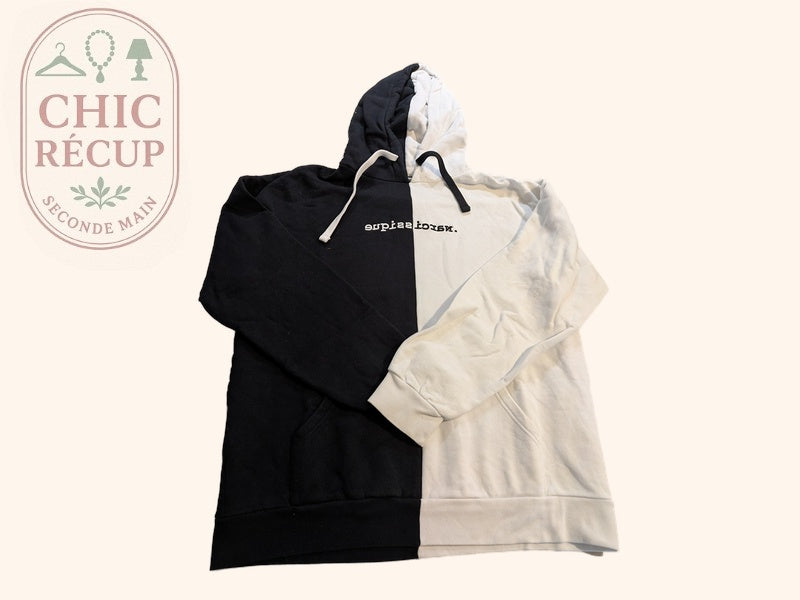 Hoodie Narcissik Me - M - Noir Et Blanc - Thgen-141