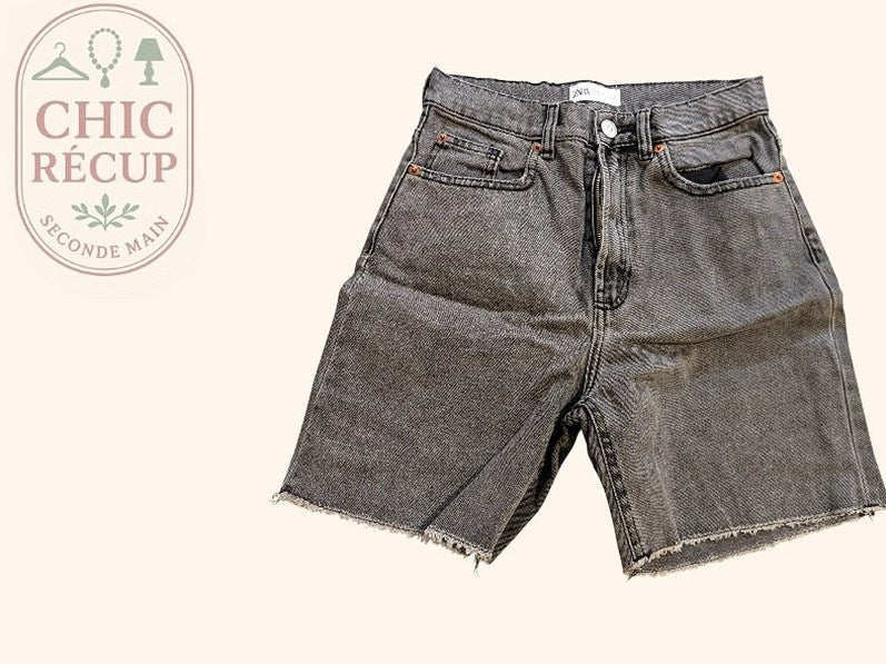 Short Zara - S - Gris - Shbad-29