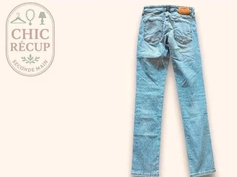 Jeans Coupe Droite Jack & Jones - M - Bleu Clair - Luvio-09