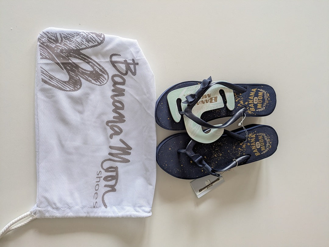 Tongs Banana Moon - 37 - Marine - Platform Noeud