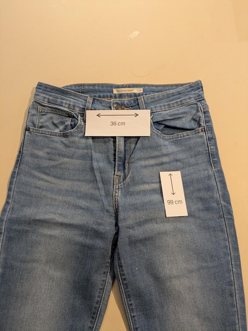 Jean skinny Levi's - 36- Bleu - 721 High Rise Skinny
