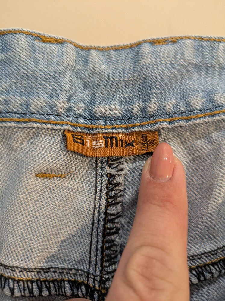 Jeans Coupe Droite Sismix - M - Bleu Clair - Qubur-28