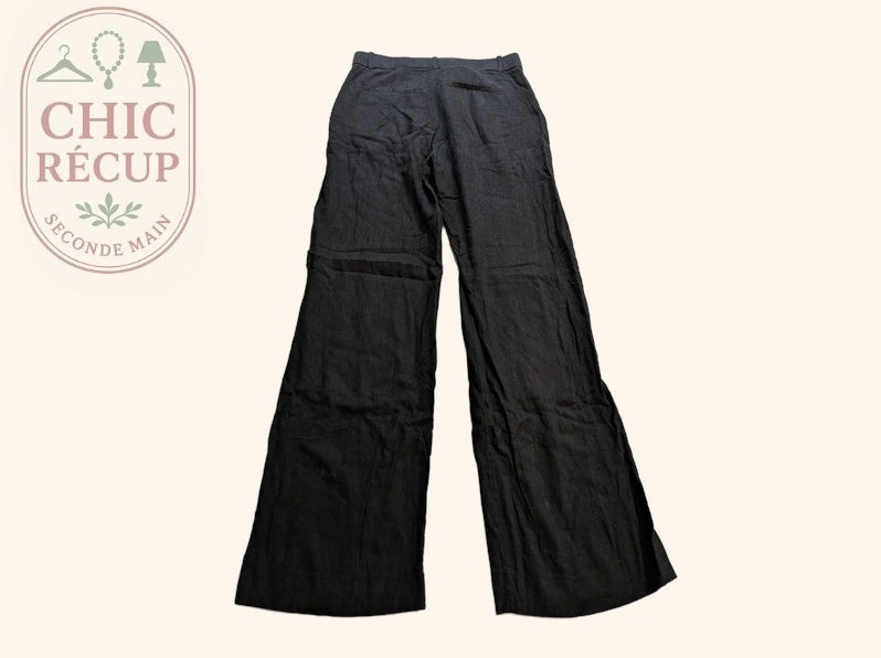 Pantalon large Abercrombie & Fitch - 34 - Noir - Lin