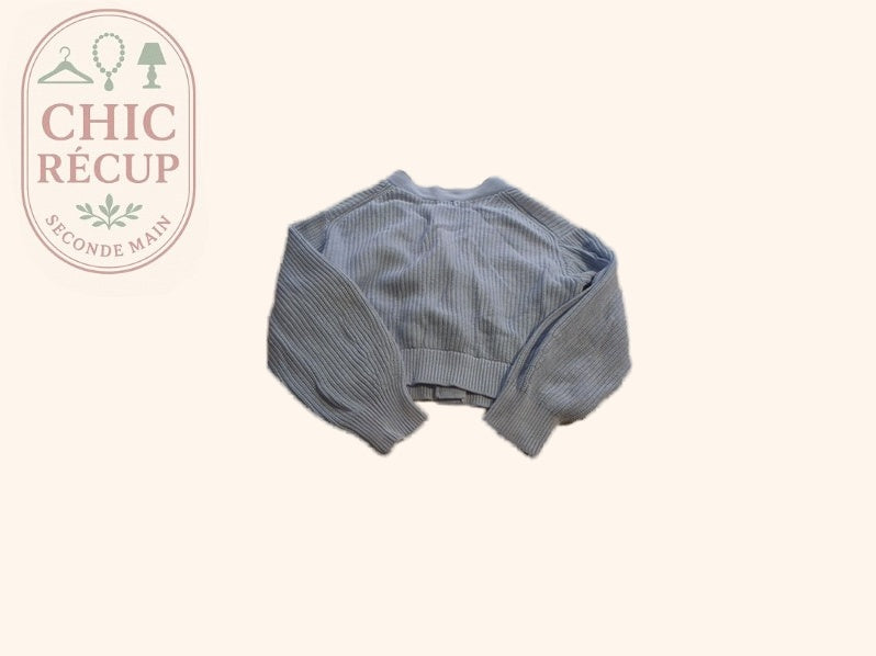 Cardigan - H&m - M - Bleu Clair - Ampri-37