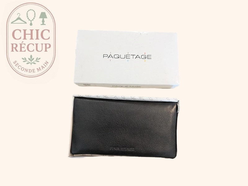 Portefeuille Paquetage - Taille unique - Noir - Cuir