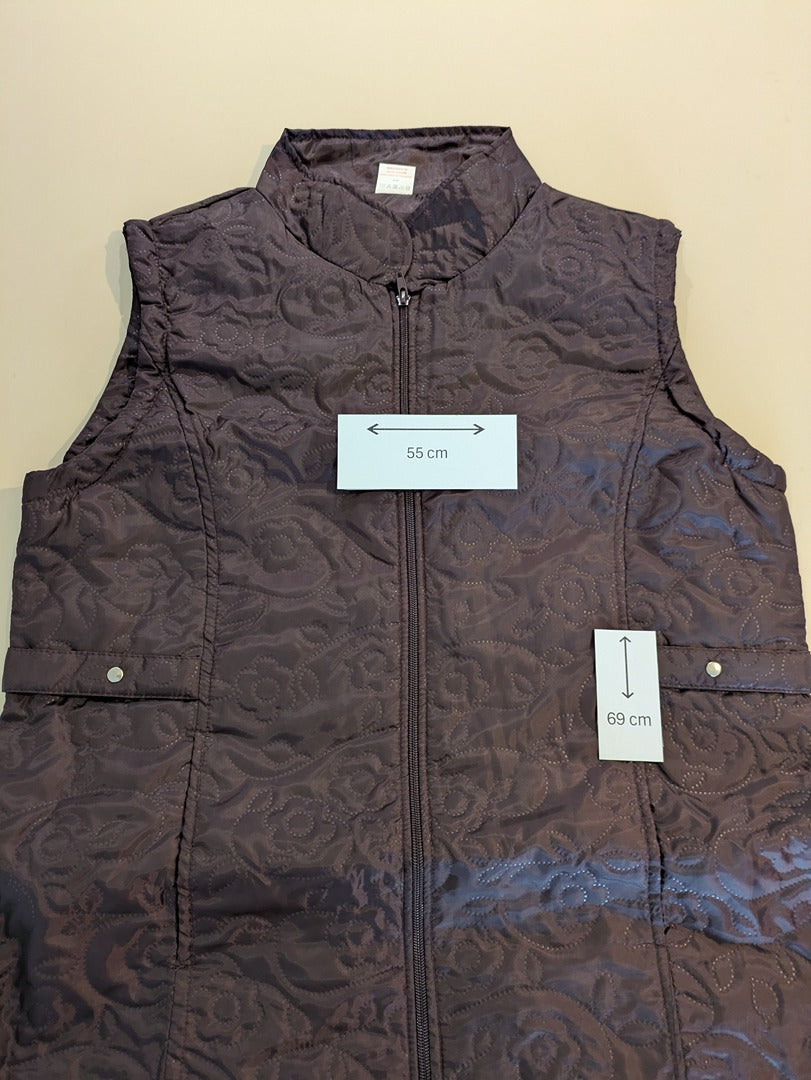 Veste Sans Manche Anne De Lancay - Xl - Marron - Labag-248