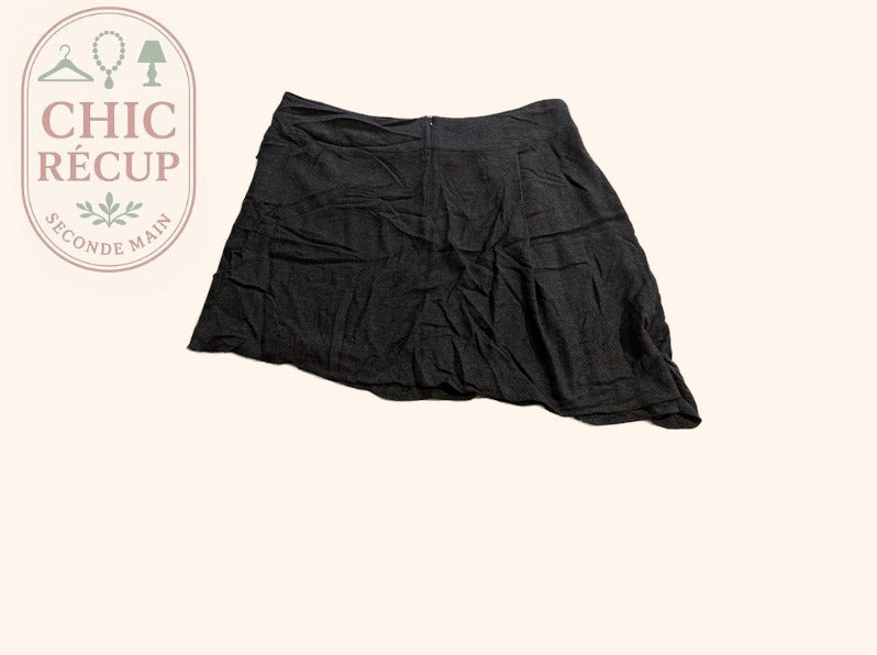 Jupe asymétrique La Mode Est à Vous - 46 - Gris foncé