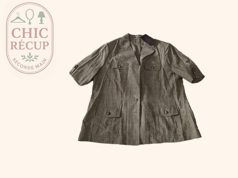 Veste Chemise Devernois - 48 - Kaki - Labag-321