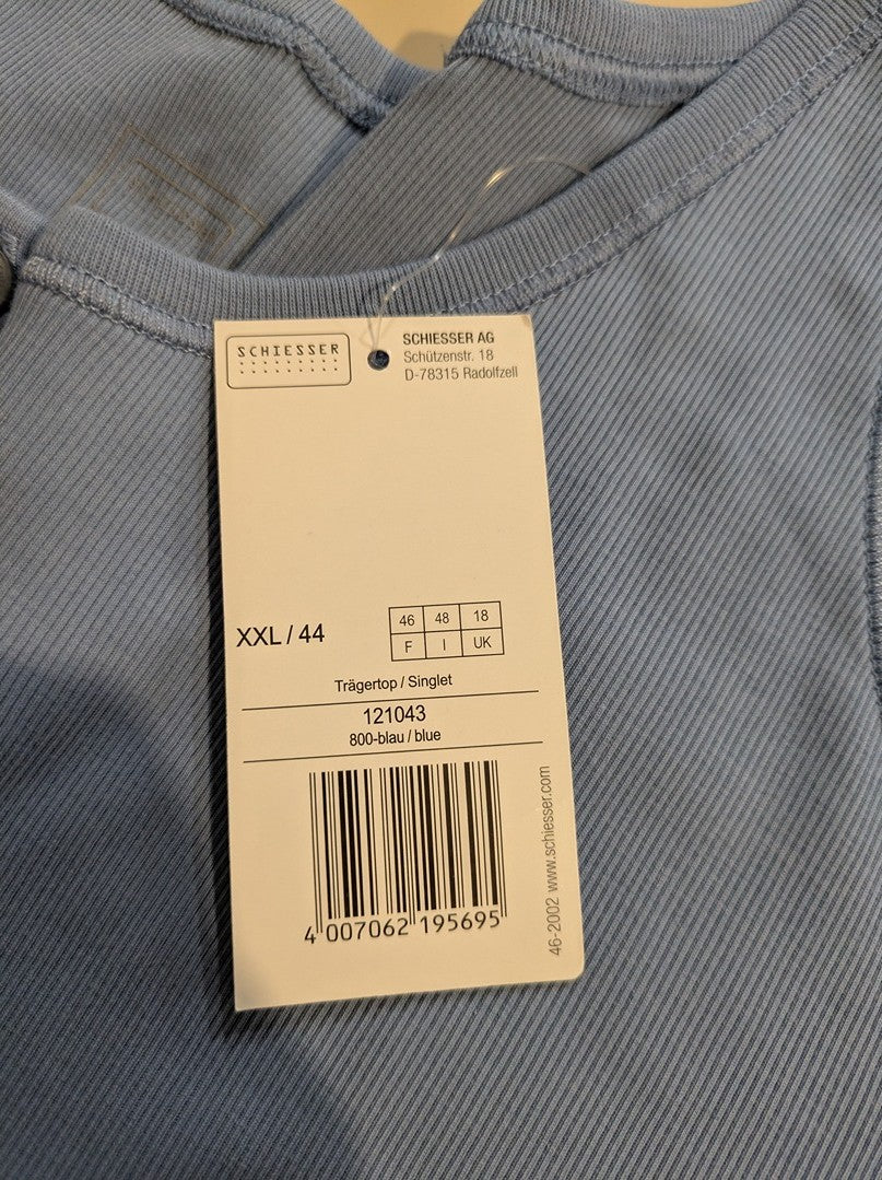 Debardeur Schiesser - Xl - Bleu - Labag-164