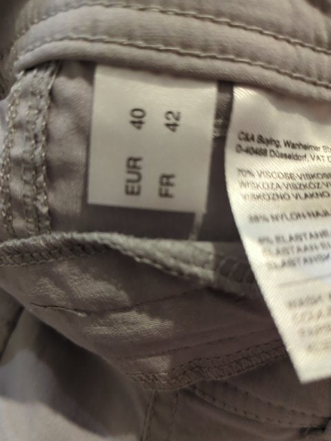 Pantalon - Canda - 42 - Gris - Qubur-136