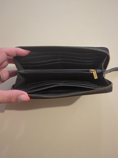 Porte-monnaie - Fossil - Taille Unique - Noir - Sthas-04