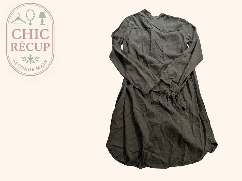 Robe Longue Promod - M - Vert Foncé - Myfed-15