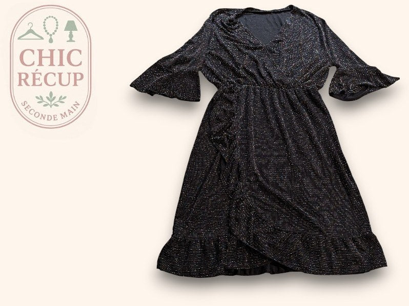Robe Casual Sans Marque - M - Noir - Qubur-119