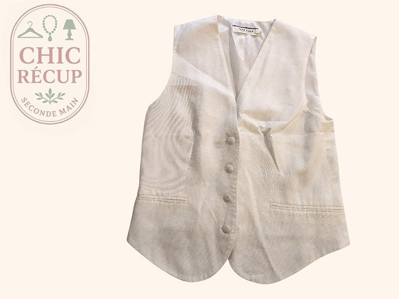 Blazer Naf Naf - S - Blanc - Shbad-92