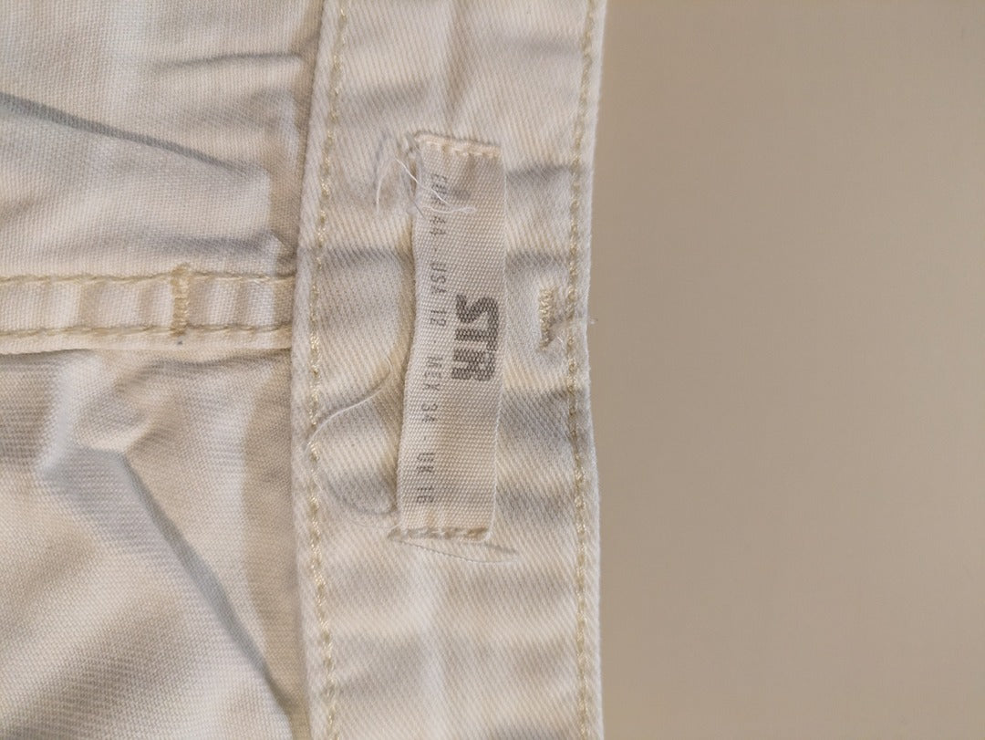 Pantalon Large Stradivarius - 44 - Crème - Evvio-83