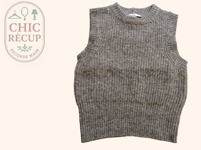 Blouses Manches Courte Bershka - Xs - Gris - Shbad-34