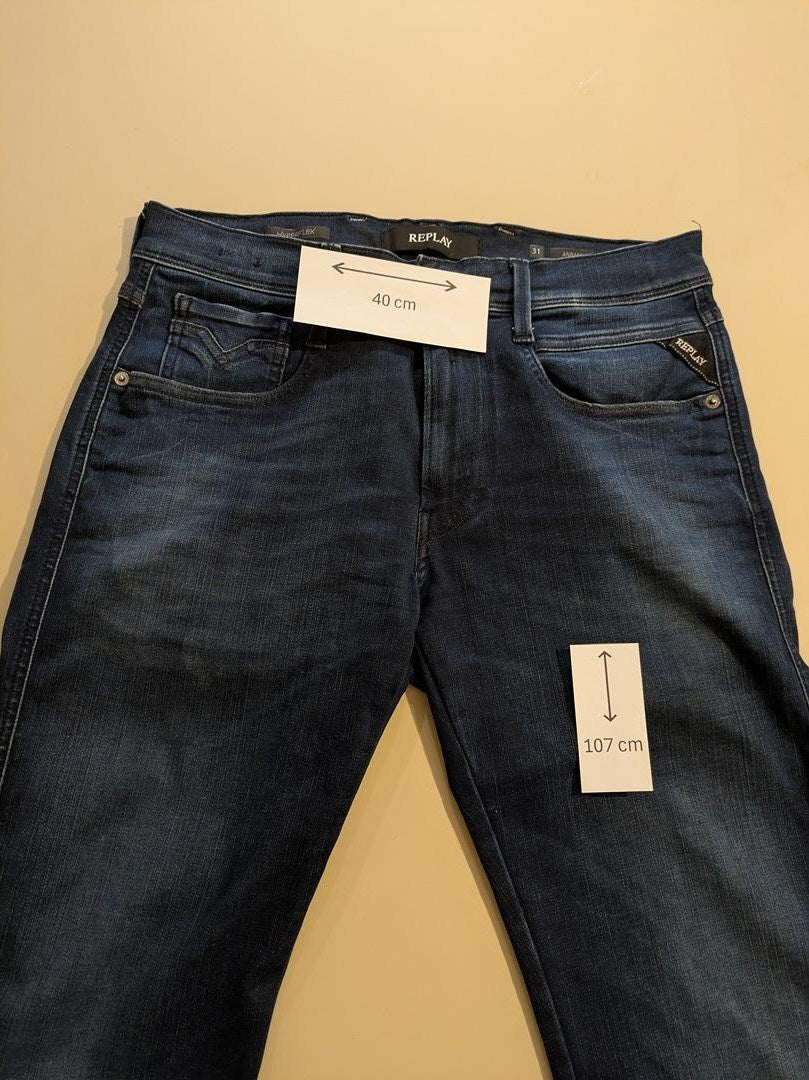 Jeans Slim Replay - - Bleu - Denda-01